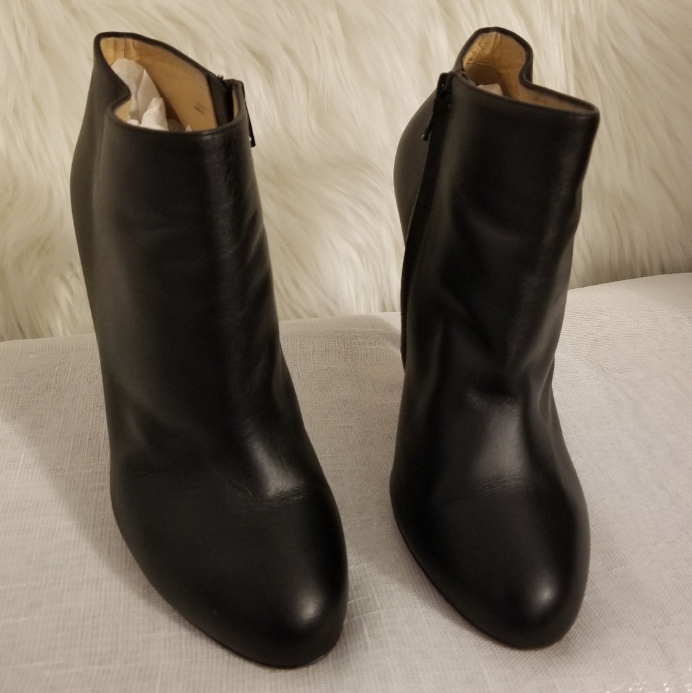 Black Christian Louboutin ankle boots